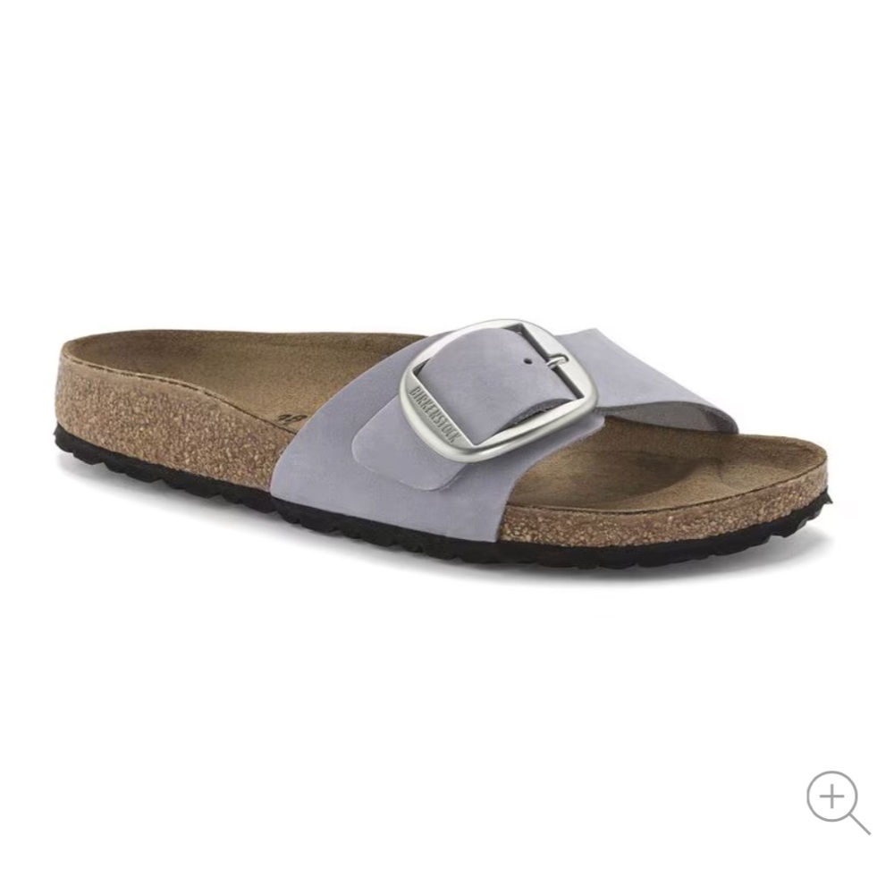 NWT Birkenstock Women's Madrid Big Buckle Sandals - Purple Fog